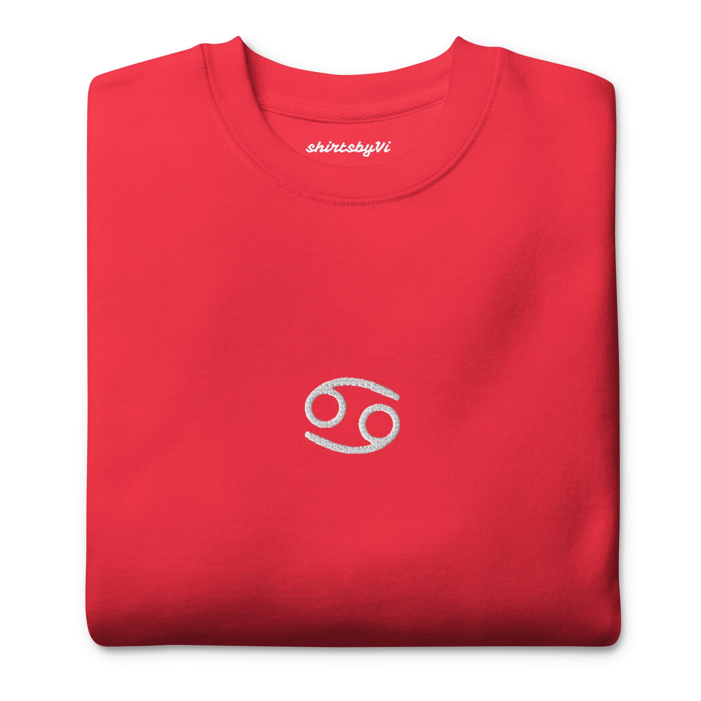 cancer embroidered sweater