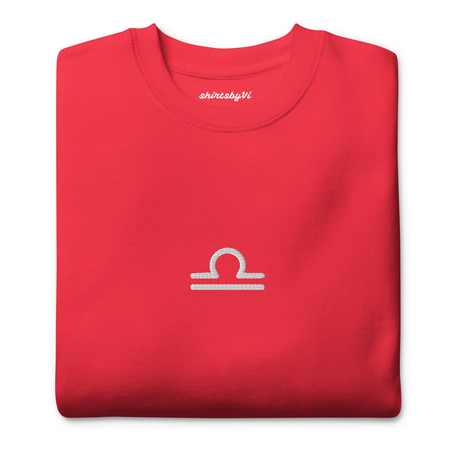 libra embroidered sweater