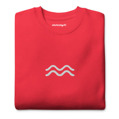 aquarius embroidered sweater