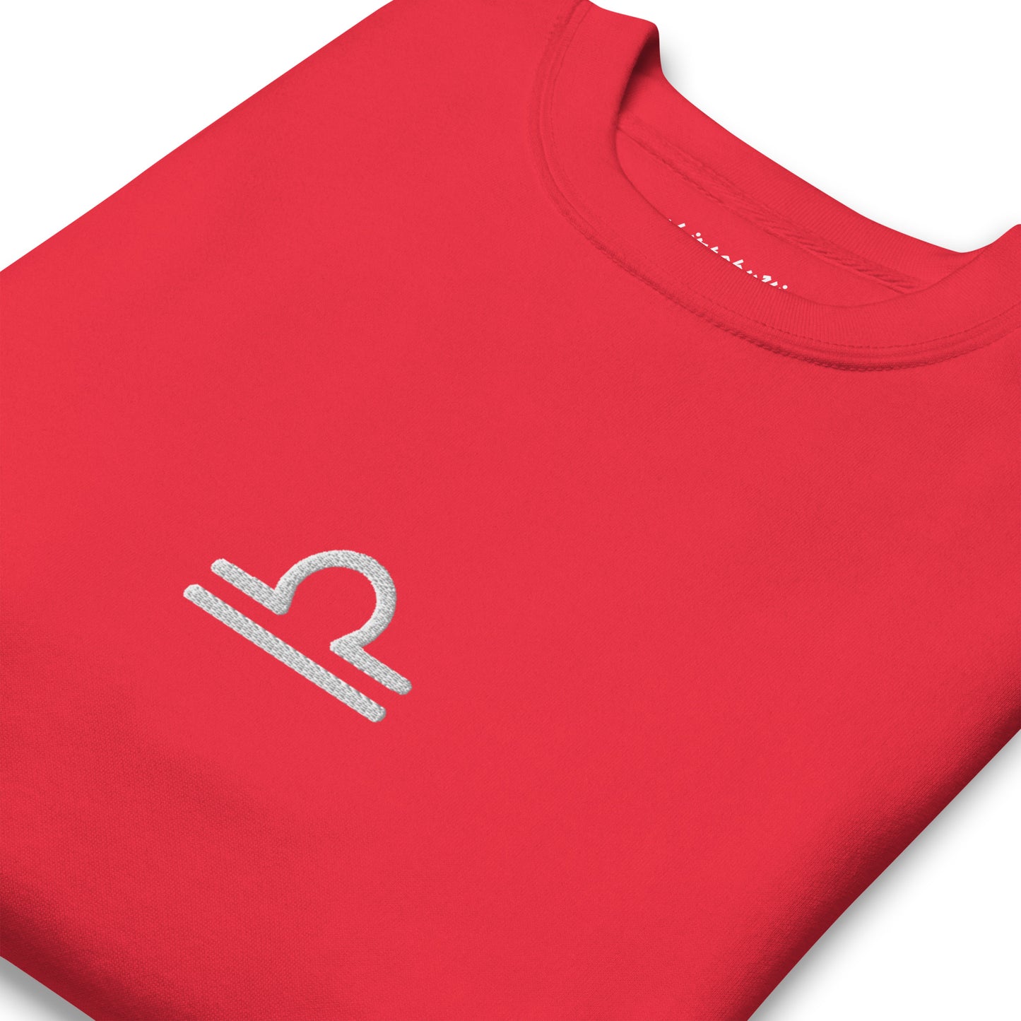 libra embroidered sweater
