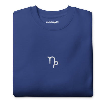 capricorn embroidered sweater