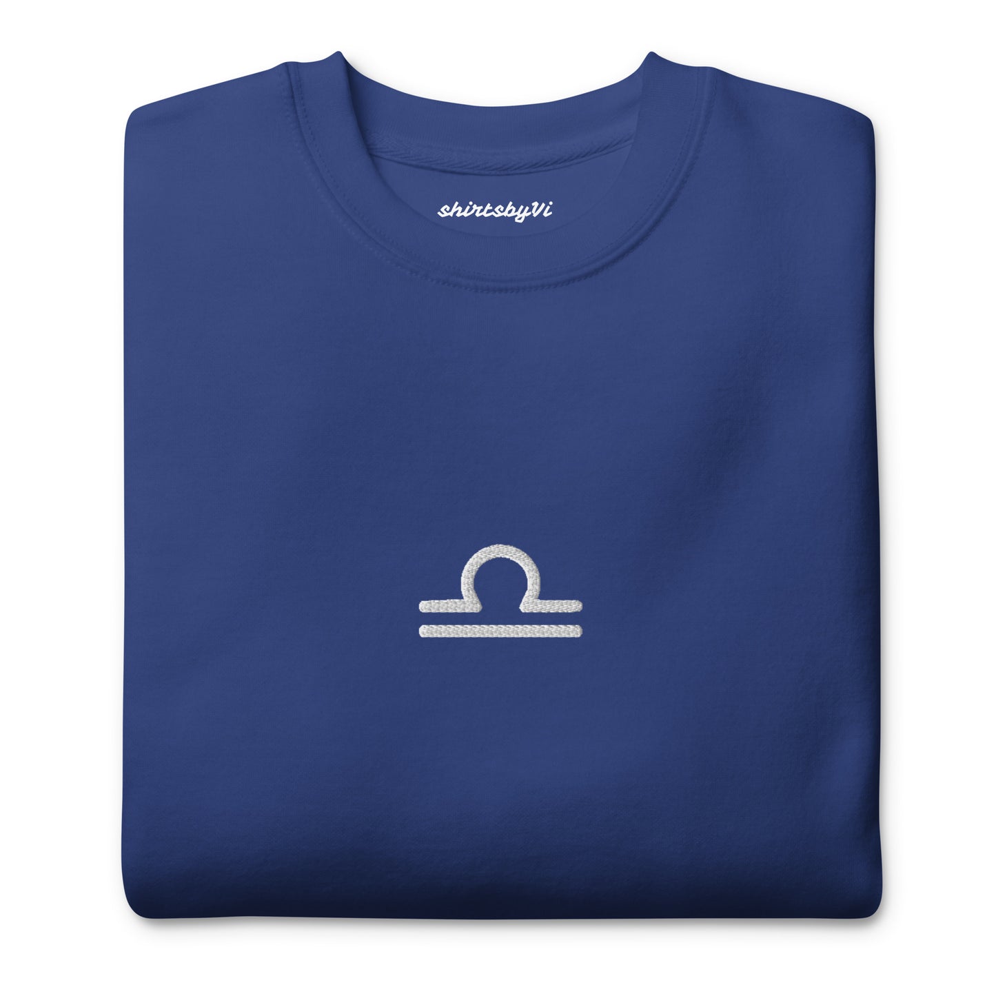 libra embroidered sweater