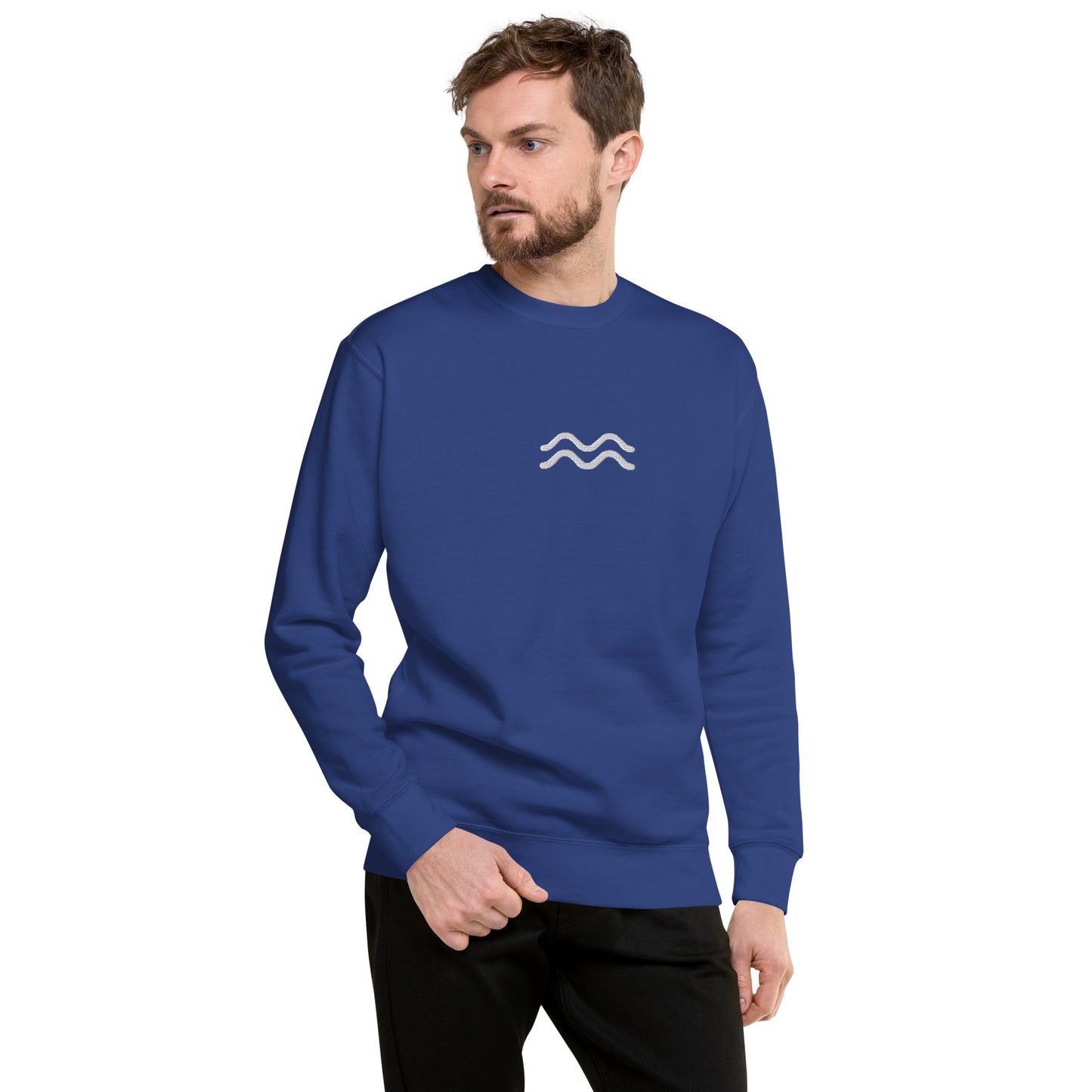 aquarius embroidered sweater