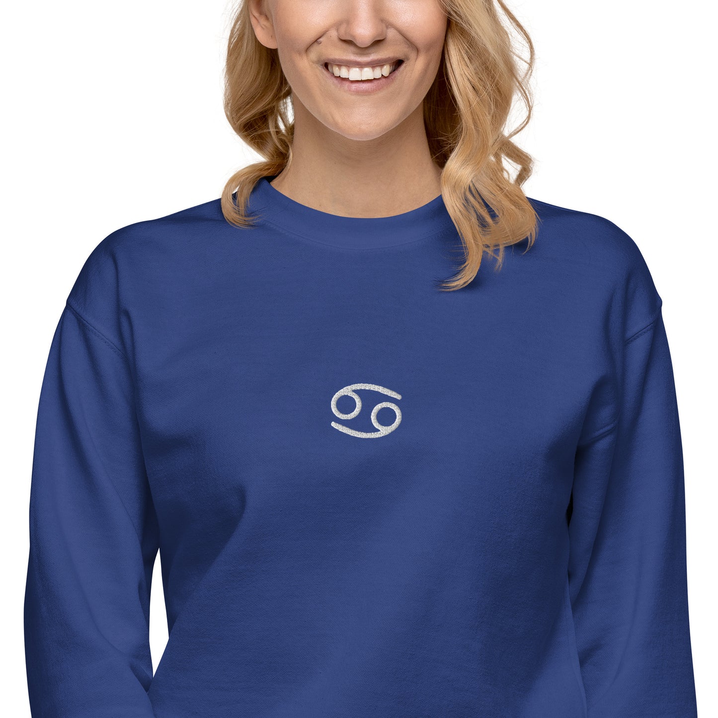 cancer embroidered sweater