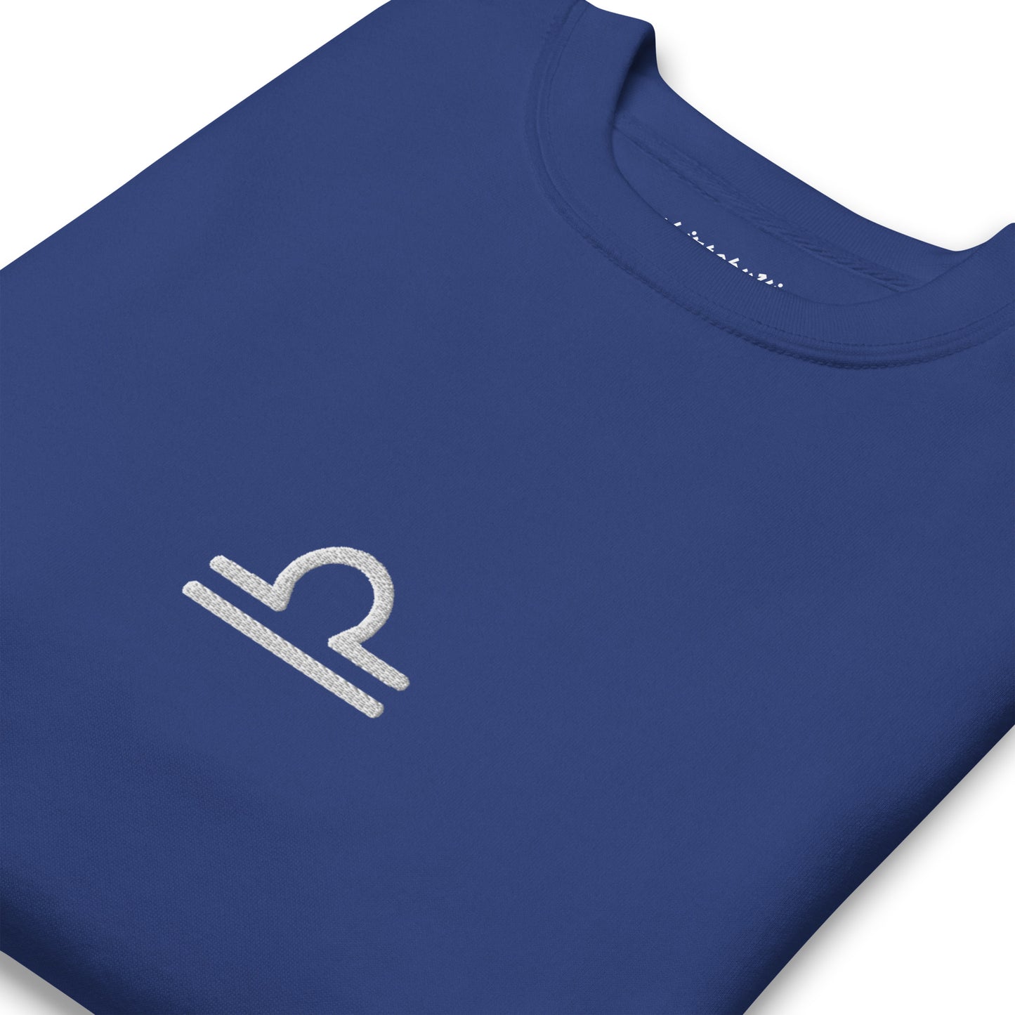 libra embroidered sweater