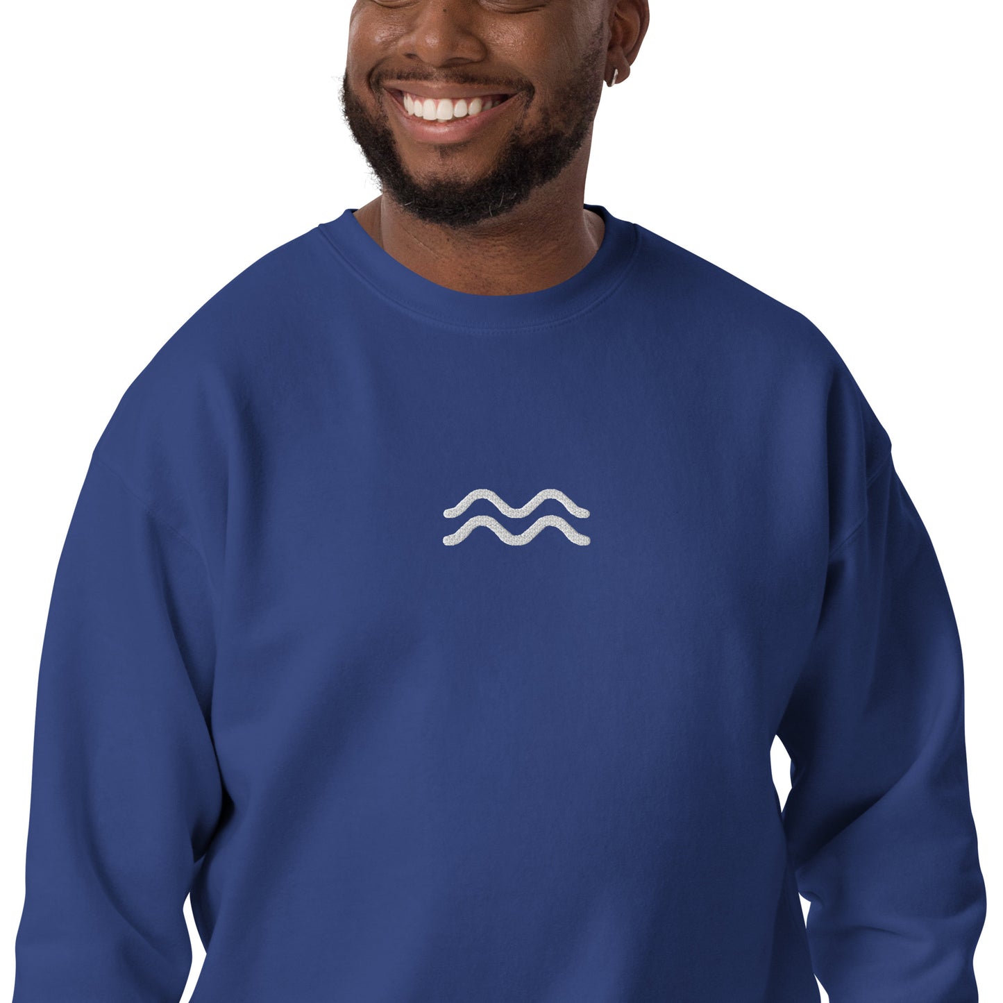 aquarius embroidered sweater
