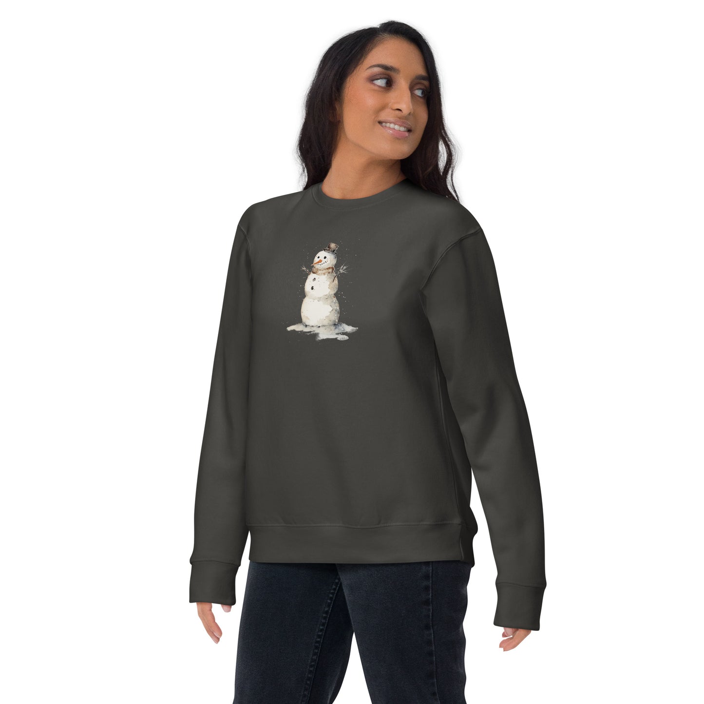 snow human sweatshirt
