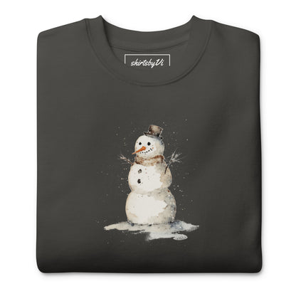 snow human sweatshirt