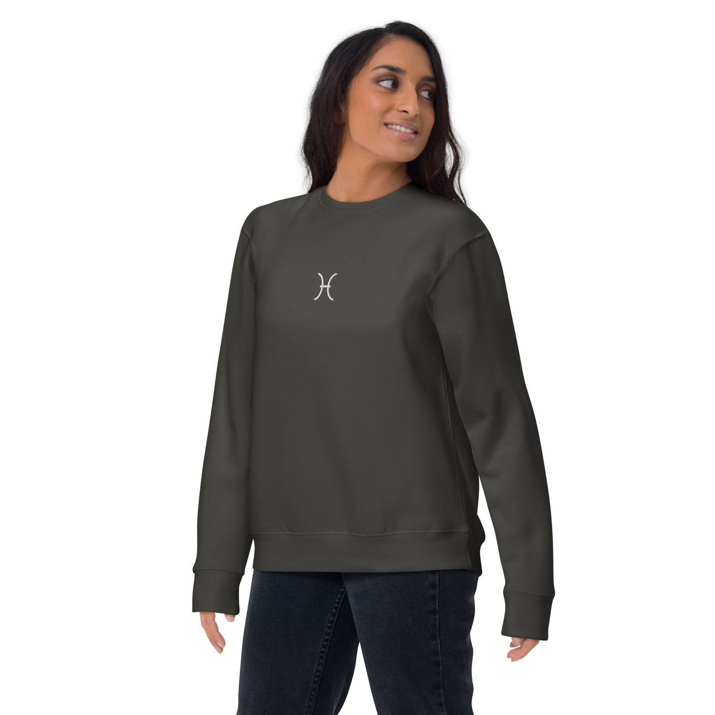 pisces embroidered sweater