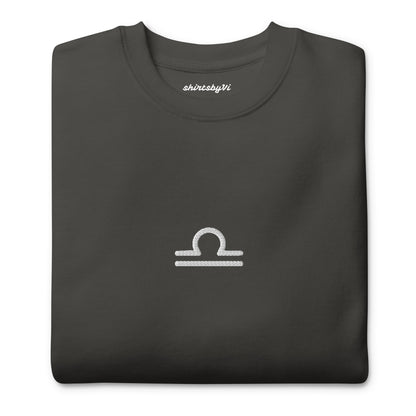 libra embroidered sweater