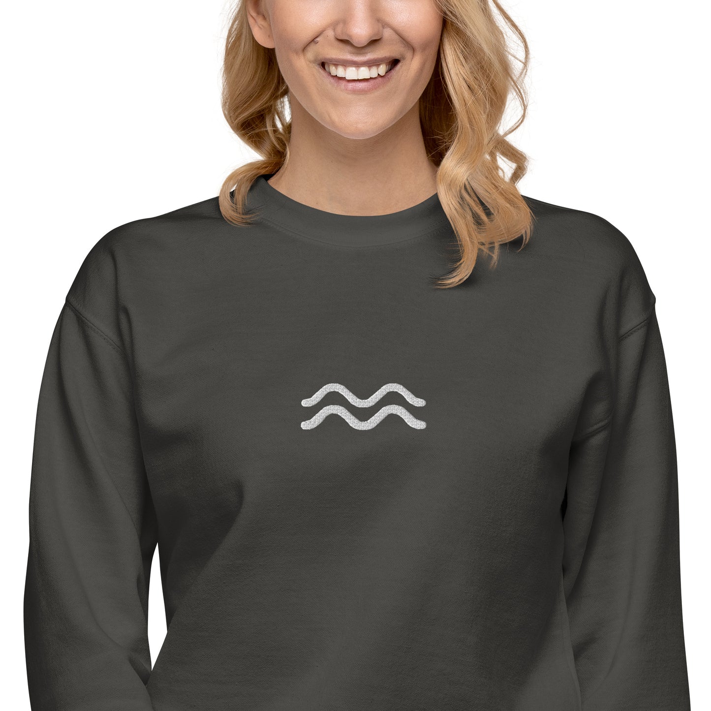 aquarius embroidered sweater
