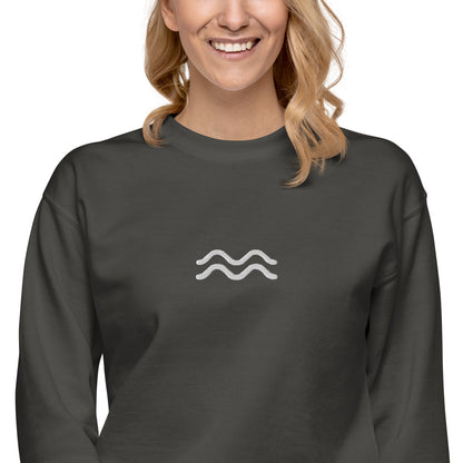 aquarius embroidered sweater