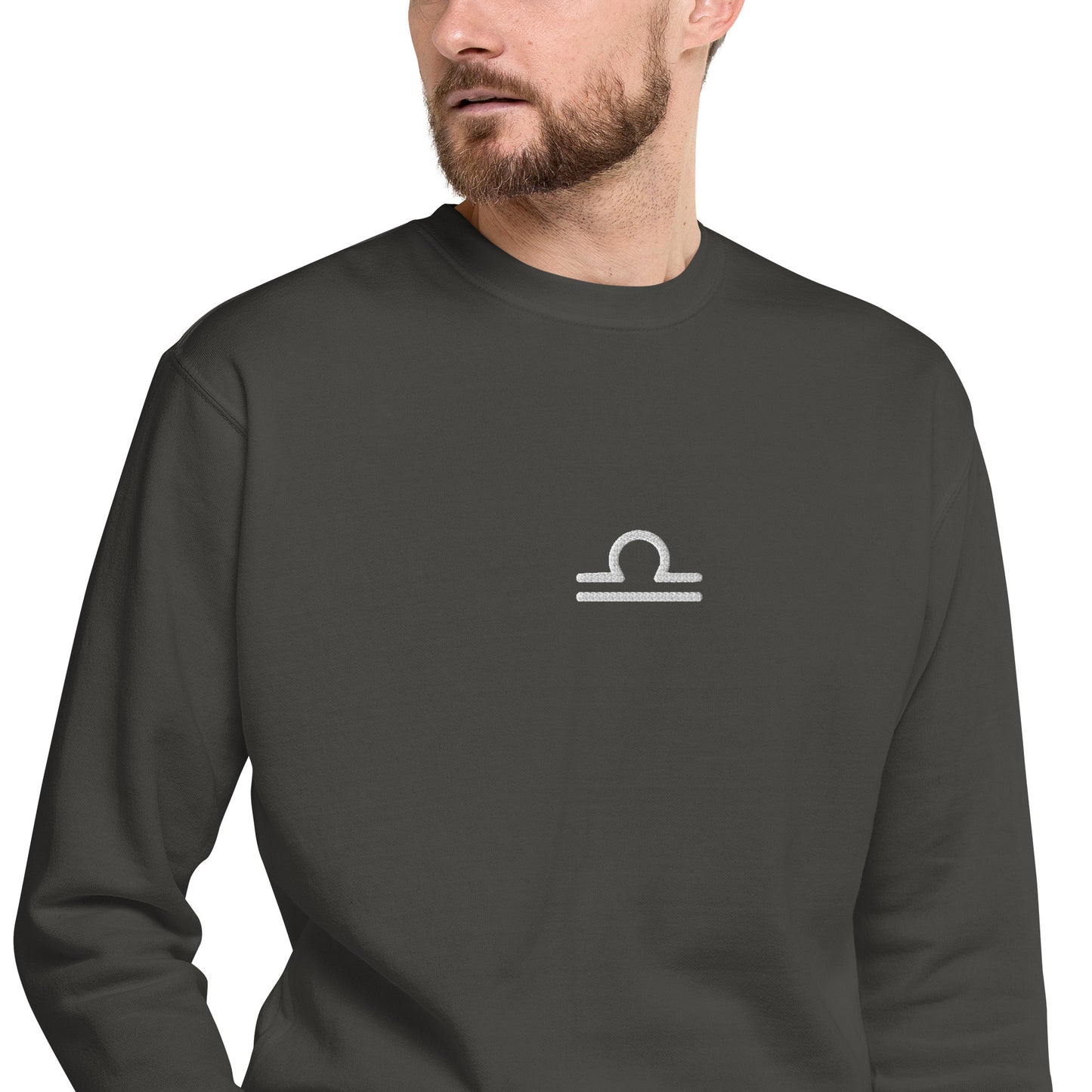 libra embroidered sweater