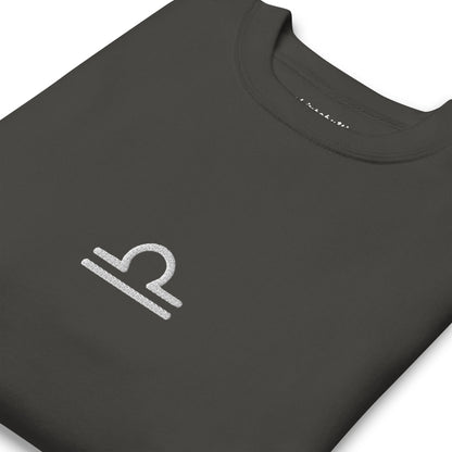 libra embroidered sweater