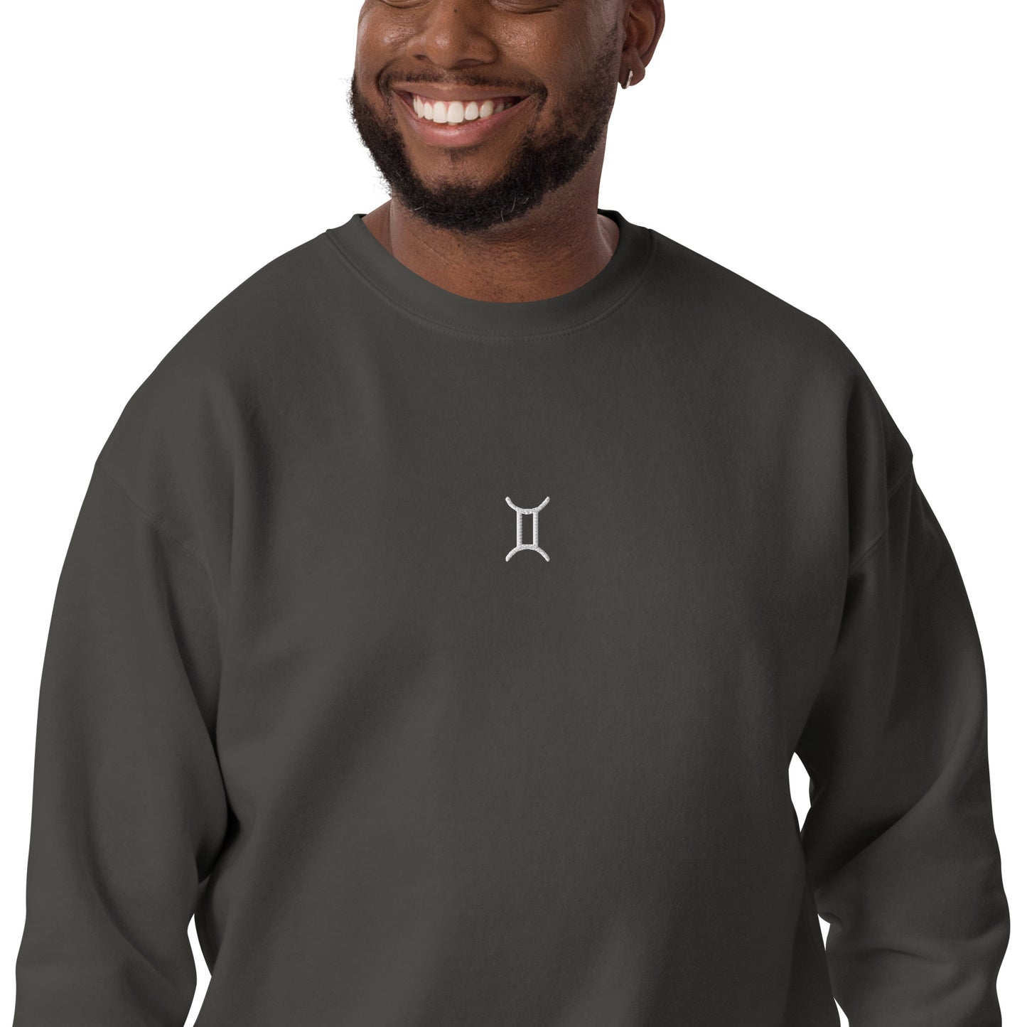 gemini embroidered sweater