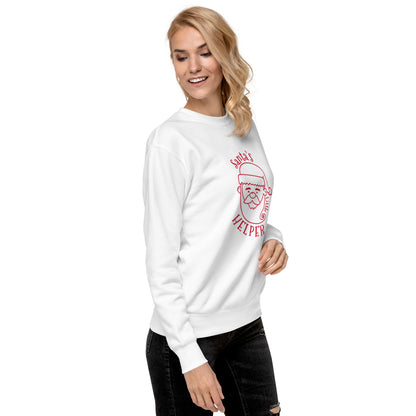 santa little helper sweatshirt