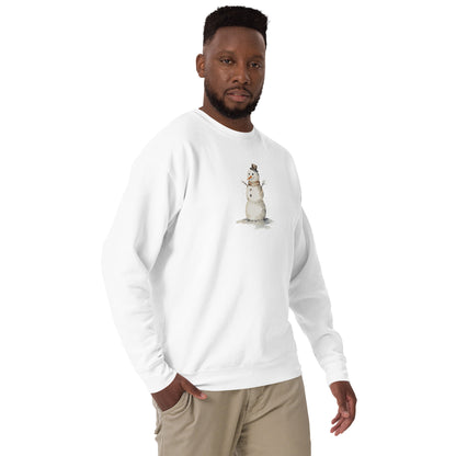 snow human sweatshirt