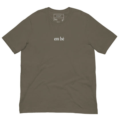 em bé embroidery soft tee