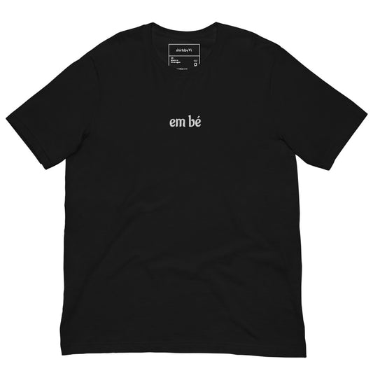 em bé embroidery soft tee